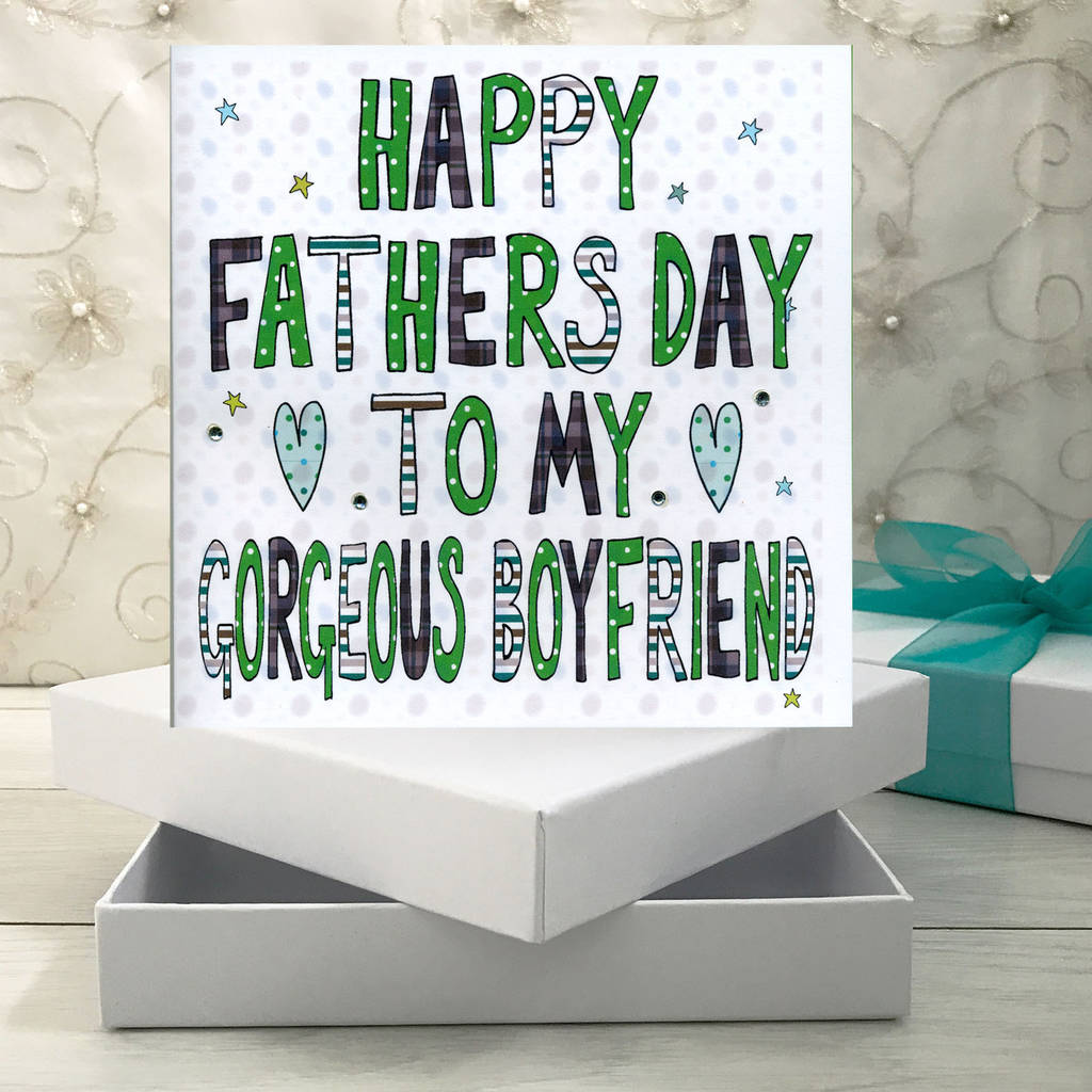Personalised Boyfriend Fathers Day Book Card By Claire Sowden Design 