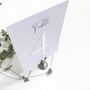 Modern Wedding Table Numbers Gold Or Silver Foil, thumbnail 4 of 12