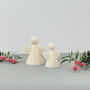 White Christmas Angel Candle And Christmas Decoration, thumbnail 4 of 11
