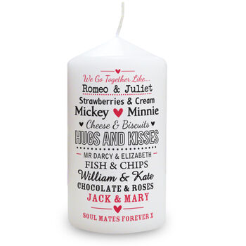 Personalised Valentine's Day Candle, 2 of 2