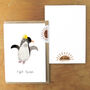 Macaroni Penguin A6 Greetings Cards, thumbnail 3 of 7