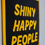 Shiny Happy People Felt Stitched Banner, thumbnail 3 of 3