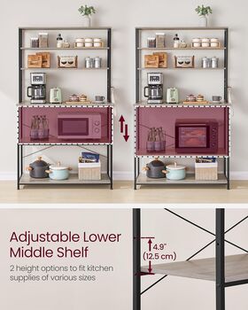 Large Kitchen Storage Rack Baker's Rack, 5 of 6