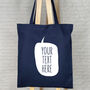 Personalised Speech Bubble Tote Bag, thumbnail 3 of 6