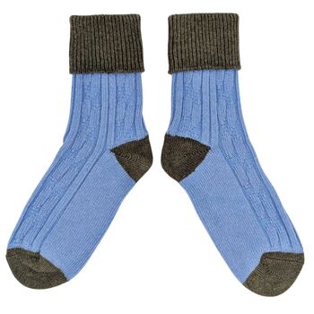 Cashmere Blend Slouch Socks, 3 of 8