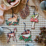 Wooden Deer Christmas Tree Decoration, thumbnail 2 of 2