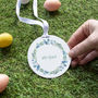 Easter Wreath Personalised Name Decoration, thumbnail 5 of 8