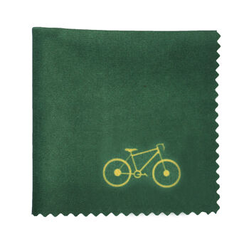 Bicycle Embossed Glasses Case And Cloth, 3 of 3