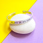 Personalised Always By My Side Pet Memory Jewellery Bangle, thumbnail 4 of 4