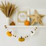 Autumn Felt Pumpkin Garland, thumbnail 2 of 4
