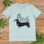 Dachshund And Bear T Shirt, thumbnail 2 of 5
