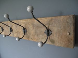 Reclaimed Antique Oak Coat Rack By Seagirl And Magpie