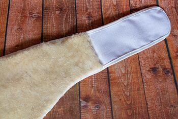 Medical Sheepskin Belt Back Warmer Lumbar Support Pain, 2 of 3