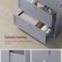 Bathroom Cabinet Freestanding Kitchen Storage Unit, thumbnail 8 of 11