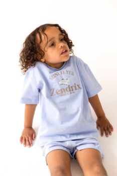 Mini Flyer/ First Time Flyer Personalised Embroidered Holiday Airport T Shirt, 3 of 6