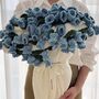 Handmade Crochet Flower Bouquet Throw Blanket, thumbnail 7 of 11