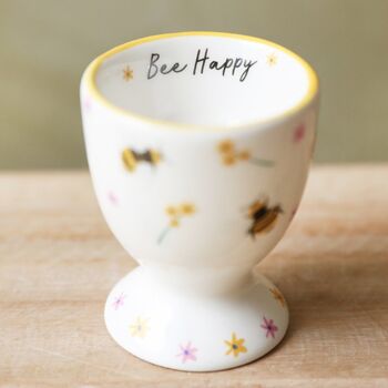 Flowers And Bees Egg Cup, 3 of 4