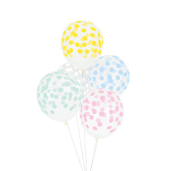 Pack Of 10 Pastel Balloons, 2 of 4