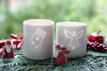 Porcelain Angel Tea Light, 3 of 3