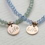 Two Happiness Rose Gold Plated Bracelets, thumbnail 2 of 4