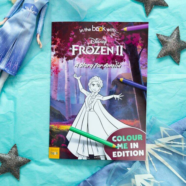 Personalised Disney Colouring Frozen Two Book, 1 of 3