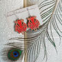 Octopus Wooden Earrings, thumbnail 2 of 7