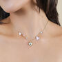 Three Hearts Short Necklace, thumbnail 1 of 3