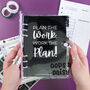 'Plan The Work. Work The Plan' Hybrid Planner / Journal, thumbnail 4 of 11