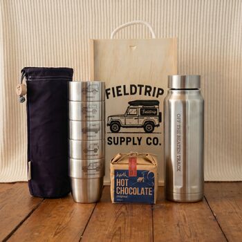 Landy Cups And Personalised Flask Gift Set, 3 of 5