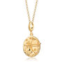 Sagittarius Zodiac Necklace, Silver Or Gold Plated, thumbnail 3 of 9