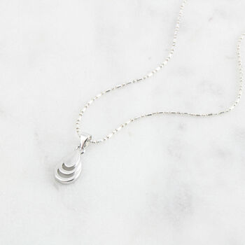 Silver Teardrop 30th Birthday Pendant Necklace, 3 of 8