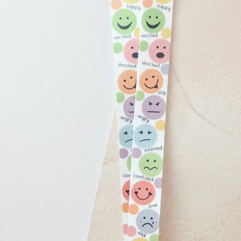 Personalised Emotions Lanyard, 3 of 3