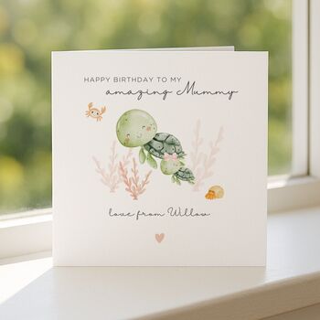 Personalised Mummy Birthday Card From Kids, 2 of 6
