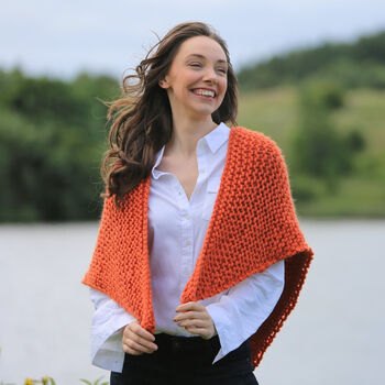 Triangle Scarf Beginner Knitting Kit, 2 of 8
