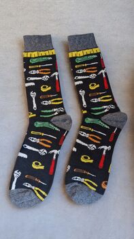 Tool Socks – Gift Boxed, Fun Handy Gift, UK One Size, 2 of 9