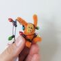 Mini Orangutan Christmas Tree Decoration, thumbnail 1 of 6