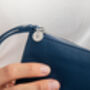Personalised Navy Clutch Bag, thumbnail 3 of 3