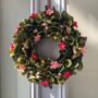 Large Wooden Floral Wreath, thumbnail 3 of 7