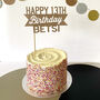 Personalised Age Happy Birthday Cake Topper, thumbnail 3 of 5