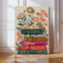 Botanical Book Stack Art Print, thumbnail 1 of 4