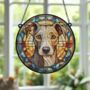 Whippet Stained Glass Effect Suncatcher, thumbnail 5 of 6