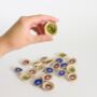 Set Of Three Handmade Ceramic Pocket Token Worry Stones, thumbnail 3 of 9