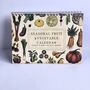 Fruit And Vegetable Desk Calendar, UK Version, thumbnail 2 of 12