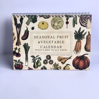 Fruit And Vegetable Desk Calendar, UK Version, 2 of 12