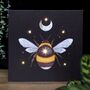 Forest Bee Light Up Canvas Plaque, thumbnail 3 of 6