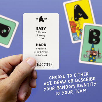 Randomise | The Hilarious Family Friendly Party Game Of Acting, Drawing And Describing, 3 of 6