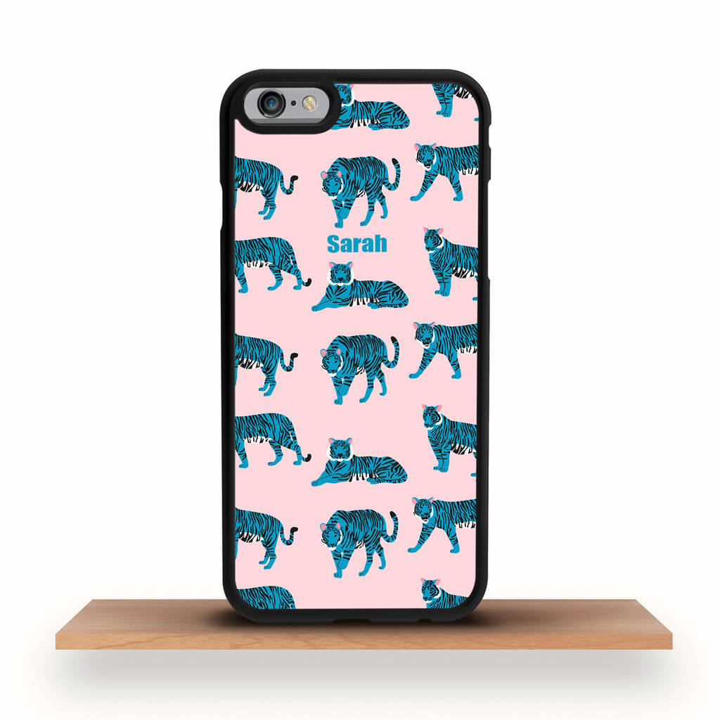 Pop Art Tiger Relief iPhone Case By Crank