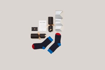 Luxury Christmas Cracker One Pair Of Socks Inside, 4 of 5