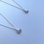 Duo Leaf Pendant With Personalisation Option, thumbnail 1 of 9