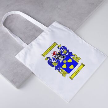 Tote Bag With Personalised Coat Of Arms, 5 of 7